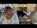 Shopping and saving money at Dollar Tree