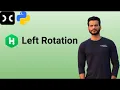 Left Rotation HackerRank Python Data structure Array Interview