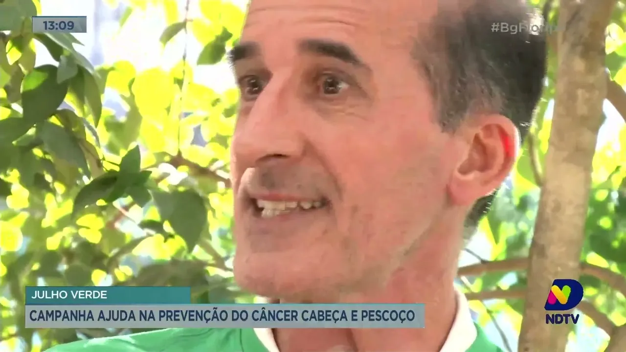 Campanha Julho Verde ajuda na prevenção do câncer de cabeça e pescoço