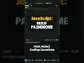 Q24 Build Palindrome with JavaScript