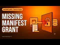 A missing manifest grant broke a Native App install Snowflake Native Apps