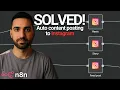 Lagu Automatiseer het posten van Instagram-inhoud met n8n - geen app van derden nodig!