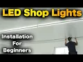 How To Install LED Shop Lights On Ceiling In A Garage - Barrina LEDS