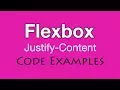 Justify-Content Property Explained with Code Examples Flexbox CSS Tutorial
