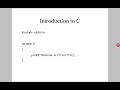 I BCOM CA SEM-2 PROGRAMMING IN C BASICS