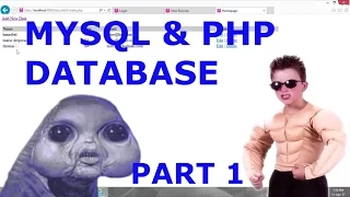MySQL PHP Database Tutorial with Free Codes Insert Edit and Delete - Part 1