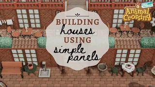 Download BUILDING HOUSES WITH SIMPLE PANELS | Speed Build | Animal Crossing New Horizons MP3
