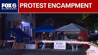 Madison police shooting city crews begin clearing out protest encampment FOX6 News Milwaukee
