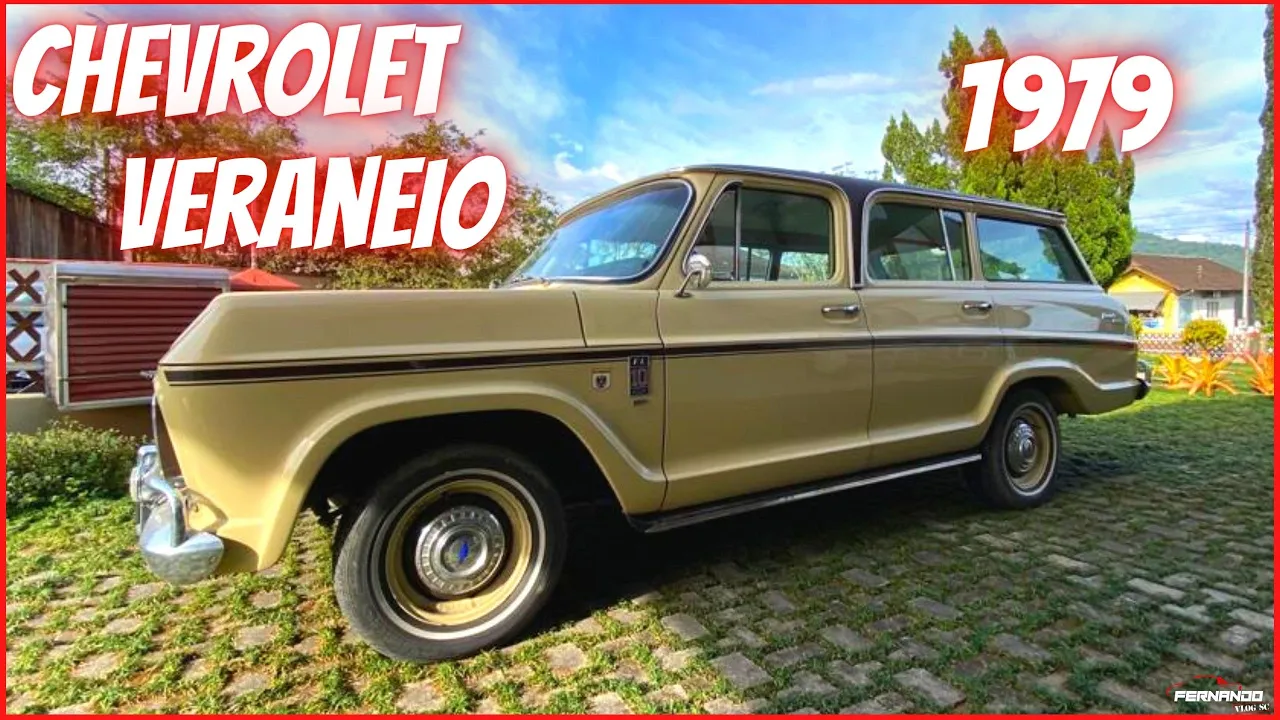 CHEVROLET VERANEIO 1979 6 CILINDROS "VERANEIO USADA NO DIA A DIA" "chevrolet #fernandovlogsc