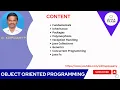 Object Oriented Programming OOP using Java Syllabus