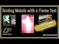 Spray Bottle Flame Test with Metal Solutions