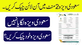How to Check Saudi Visa Status Online How to Check Saudi Visa Online 2024