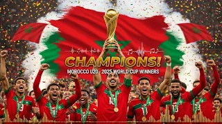 المغرب يكتب التاريخ أغنية أسطورية تهز الملايين بعد الفوز بكأس العالم 2025  المغرب يكتب التاريخ أغنية أسطورية تهز الملايين بعد الفوز بكأس العالم 2025