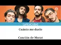 Download Lagu Morat - Cuánto Me Duele (Letra)