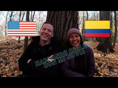 Hablando Inglés Con Mi Novia Colombiana. Esta Mejorando Muchísimo! Subtítulos en Español