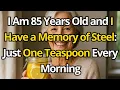Download Lagu One TEASPOON Every Morning and My MEMORY Improved in 2 Weeks