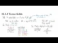16 1 1 Vector fields