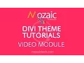 Divi Visual Builder Tutorial - Module