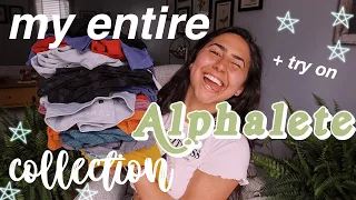 My ENTIRE Alphalete Athletic Wear Collection try on