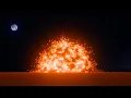 Epic Explosion without Smoke simulation Blender