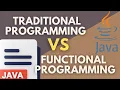 What is functional programming java functional vs traditional programming Hindi