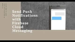 How to send Push Notifications in Node JS using Firebase Cloud Messaging FCM to mobile web app