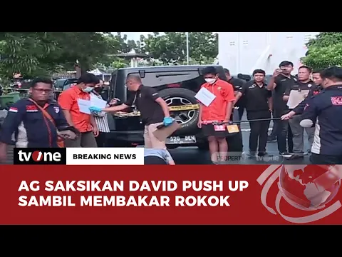 Dengan Santainya AG Membakar Rokok Sambil Melihat David Bersikap Tobat