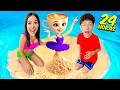 Download Lagu 24 HOURS ON AN ISLAND!!
