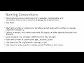 Python Variables Defintion naming conventions and best practices
