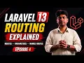 Laravel 13 Routing Tutorial in Hindi Routes Parameters Named Routes HTTP Methods Episode 4