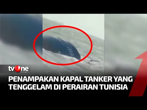 Kapal Tanker Angkut Ribuan Liter BBM Tenggelam di Perairan Tunisia