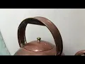 Antiques collecting copper kettles