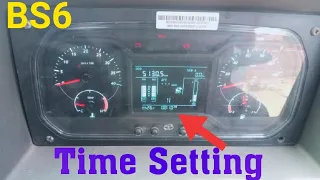 Tata Heavy Commercial Vehicle Cluster Time Setting BS6 BS6 TATA METERPLATE DETAILS