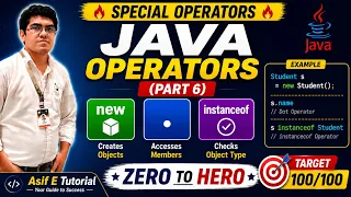 10 Java Special Operators new Dot instanceof Operator