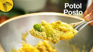 Download Potol posto—a creamy, nutty Bengali vegetarian delicacy with poppy seeds and pointed gourd MP3