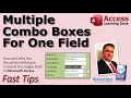 Binding Multiple Combo Boxes to One Field in Microsoft Access Why Would You Do This