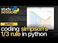 Simpson s Rule In Python