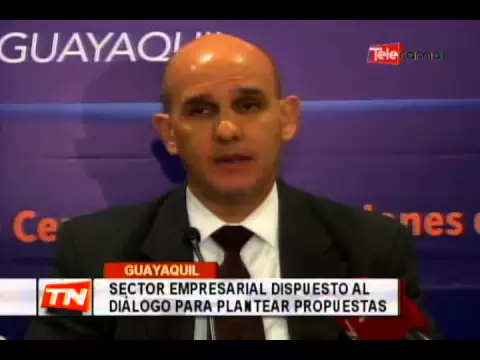 Sector empresarial dispuesto al diálogo para plantear propuestas