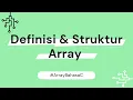 Algorithms and Programming Array Data Structures