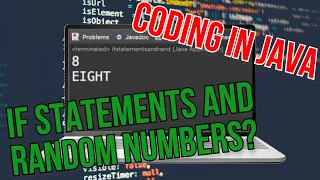 If Statements and Random Numbers Java Programming Coding Club
