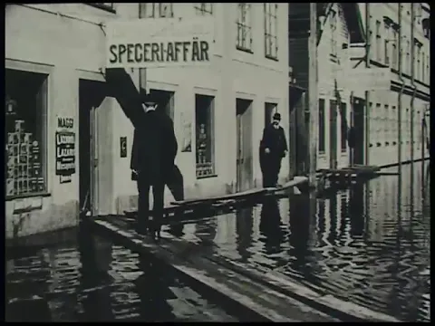 The Ravages of the Spring River in Dalarne, Sweden, 1916