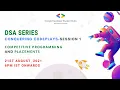 DSA Series Session 1 Competitive Programming Placements