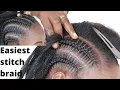 Easiest Stitch Braid Tutorial For Beginners Stitch Feed In Braid you should try