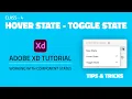 Hover State - Toggle State in Adobe XD Tips and Tricks