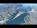 What does Mach 50 look like at ground level LA to NYC