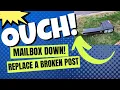 How to REPLACE a WOOD Mailbox POST
