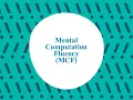 aimsweb Plus Mental Computation Fluency