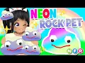 Making the FIRST NEON ROCK PET in ADOPT ME UPDATE roblox
