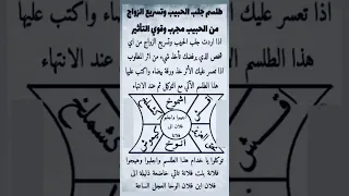 طلسم لجلب الحبيب للزواج مجرب وقوي التاثير 