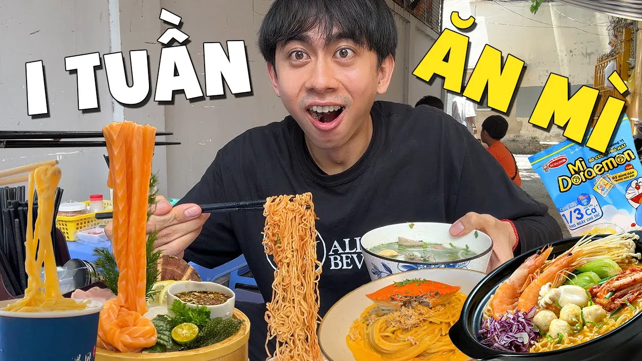 Outline Video 1 TUẦN ĂN SẠCH MÌ | Ăn mì có khiến bạn tăng cân?